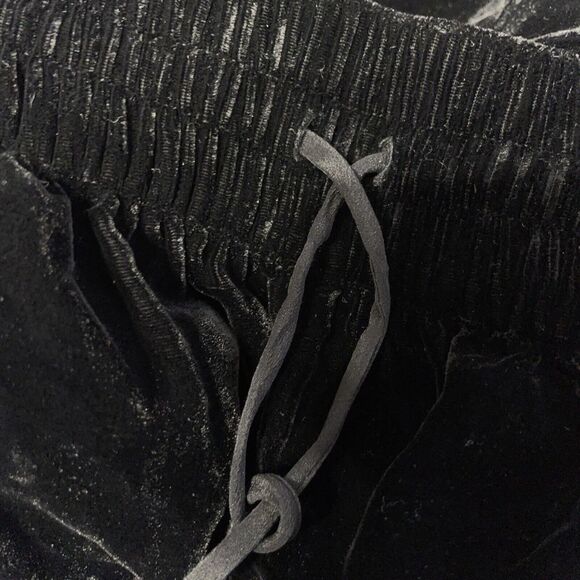 Rebecca Taylor Velvet Mini Skirt Womens‎ Size 2 Silk Piping Black - Picture 8 of 9